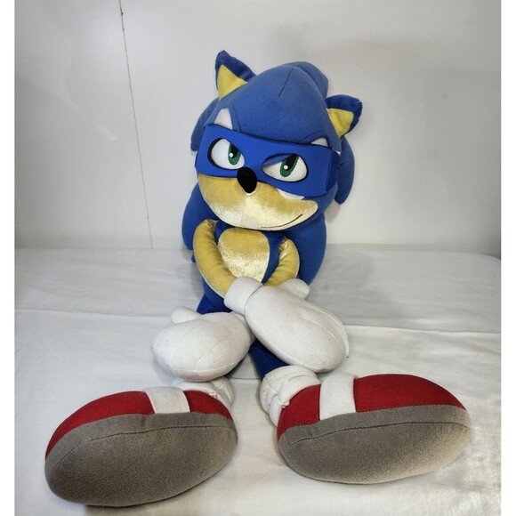 Sonic The Hedgehog Plush 24" SEGA Large Stuffed Toy Blue Doll Collector - Picture 12 of 16